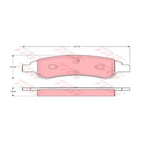 	 ÖN BALATA P206-P207-P307-PART-BERL-301 ELYAS-C2-C3-C4-XSARA 03=>ARKA DİSK DUCATO-BOXER 07=>227-185